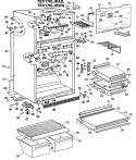 Part Location Diagram of WR71X1763 GE SHELF ICE TRAY