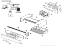 Section Diagram and Parts List for JHP70N*K5  General Electric Microwave Oven Combo