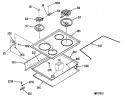 Part Location Diagram of WB04X0122 GE USE GEH WB4X122