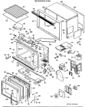 MICROWAVE OVEN Diagram and Parts List for JKP78G*K4  General Electric Microwave Oven Combo