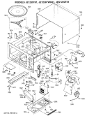 Section Diagram and Parts List for JE1236TWH01  General Electric Microwave