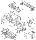 Section Diagram and Parts List for JVM140K03  General Electric Microwave