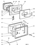 Part Location Diagram of WB02X7888 GE WINDOW BRKT