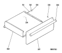 Section Diagram and Parts List for JBP28GK-2  General Electric Range