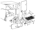 Section Diagram and Parts List for TFX22PLB  General Electric Refrigerator