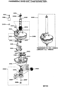 Part Location Diagram of WH02X1011 GE USE GEH WH2X1011