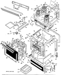 Part Location Diagram of WB07X6964 GE PANEL Right Hand