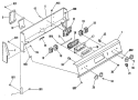 Section Diagram and Parts List for JBP29GM1  General Electric Range