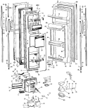 Part Location Diagram of WR78X8254 GE FF O.DR White