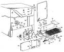 Section Diagram and Parts List for TFX22RLK  General Electric Refrigerator