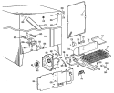 Section Diagram and Parts List for TFX27ILJ  General Electric Refrigerator