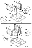 Section Diagram and Parts List for AES15DAV1  General Electric Air Conditioner