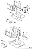 Section Diagram and Parts List for AED18DAM1  General Electric Air Conditioner