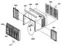 Part Location Diagram of WJ71X2284 GE FRONT GRILLE Assembly