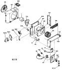 Part Location Diagram of WJ79X0558 GE CONTROL PNL