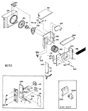 Section Diagram and Parts List for AVD14AAX1  General Electric Air Conditioner