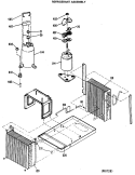 REFRIGERANT ASSEMBLY Diagram and Parts List for AVX10AAX1  General Electric Air Conditioner