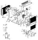 Section Diagram and Parts List for AVP12AAX1  General Electric Air Conditioner