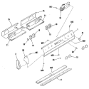 Section Diagram and Parts List for JDC27GL3  General Electric Range