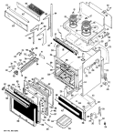 Section Diagram and Parts List for JHP62G*M1  General Electric Microwave Oven Combo