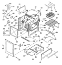 Part Location Diagram of WB63M0001 GE MAIN BK Assembly