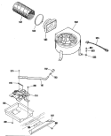 Part Location Diagram of WB18K5195 GE WIRE HARNESS, BLOWER
