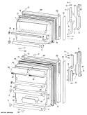 Part Location Diagram of WR77X0556 GE DOOR FF