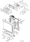 Part Location Diagram of 49-5475 GE PM MANUAL USE & CARE