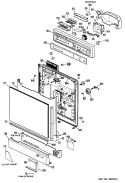 Part Location Diagram of WD34X0814 GE USE GEH WD34X814