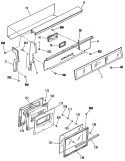 Section Diagram and Parts List for JGBC17GEK2  General Electric Range