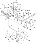 Section Diagram and Parts List for JGBS03EK2  General Electric Range