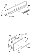 Section Diagram and Parts List for JGBS03PK3  General Electric Range