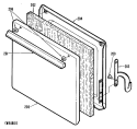 Section Diagram and Parts List for JGAS02EN3  General Electric Range
