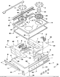 Part Location Diagram of WB36K5105 GE CONTROL PANEL