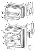 Section Diagram and Parts List for TBX18KMBRAD  General Electric Refrigerator