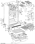 Part Location Diagram of WR14X0378 GE GASKET SLIDE
