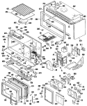 Part Location Diagram of WB18K5178 GE MAIN WIRE HARNESS