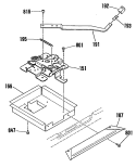 Section Diagram and Parts List for JHP62GN1  General Electric Microwave Oven Combo