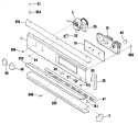 Section Diagram and Parts List for JKS05P1  General Electric Wall Oven