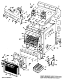 Part Location Diagram of 49-8260 GE MANUAL USERS