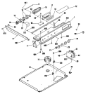 Section Diagram and Parts List for JSP38GN2  General Electric Range