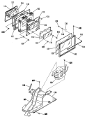 Section Diagram and Parts List for JSP38GN2  General Electric Range