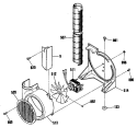 Section Diagram and Parts List for JSP26GN2  General Electric Range