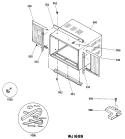 Section Diagram and Parts List for AMV12AAM1  General Electric Air Conditioner