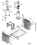 Part Location Diagram of WJ98X1044 GE COMPRESSOR ROTOREX
