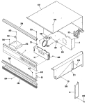 Part Location Diagram of WB36K5087 GE CONTROL PANEL Assembly