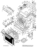 Part Location Diagram of WB49X5399 GE FILLER PANEL White