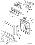 Part Location Diagram of 31-3503 GE PM INSTRUCTION INSTAL