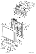 Part Location Diagram of SR5701 GE DW INSTALLAT