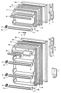 Part Location Diagram of WR24X5212 GE GASKET O DOOR FF(WHITE)